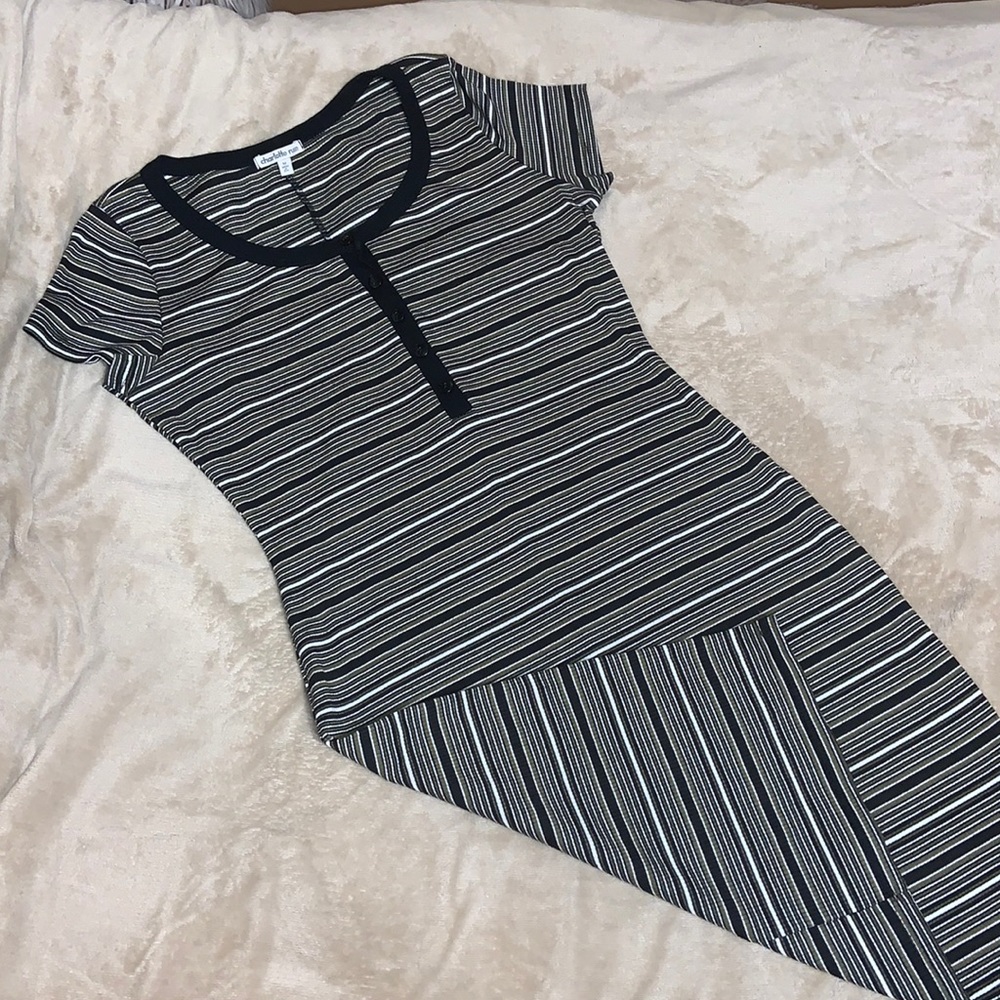 Green, black, & white dress size M from Charlotte Russe